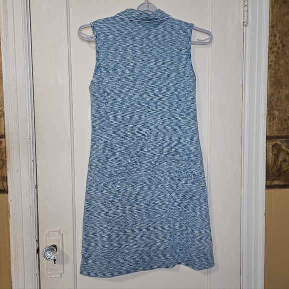 Nivo Sleeveless Zip Golf Dress blue green Pockets Size Medium - Picture 8 of 12